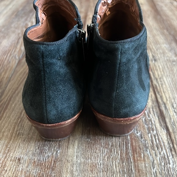 Sam Edelman black suede booties. - Picture 5 of 8